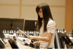 17-year-old percussionist Marcelina Suchocka.