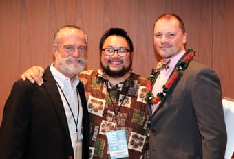 Rick Kinsel with Anderson Le and Chuck Boller.