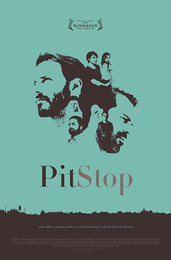 The poster for film, 'Pit Stop.'