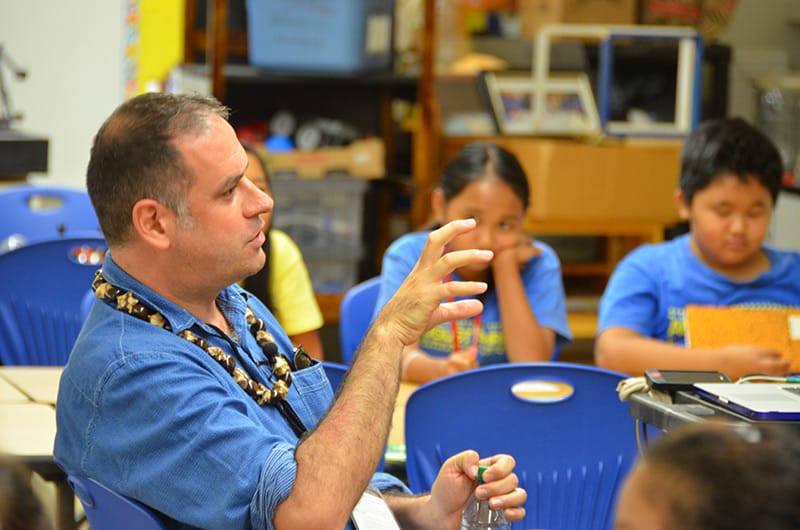 Jean-Michel at August Ahrens Elementary School.