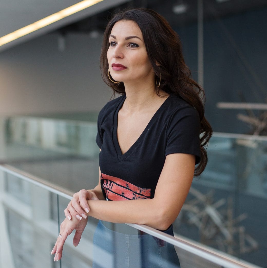 Headshot of Polish-born playwright Martyna Majok, winner of the 2018 Pulitzer Prize.