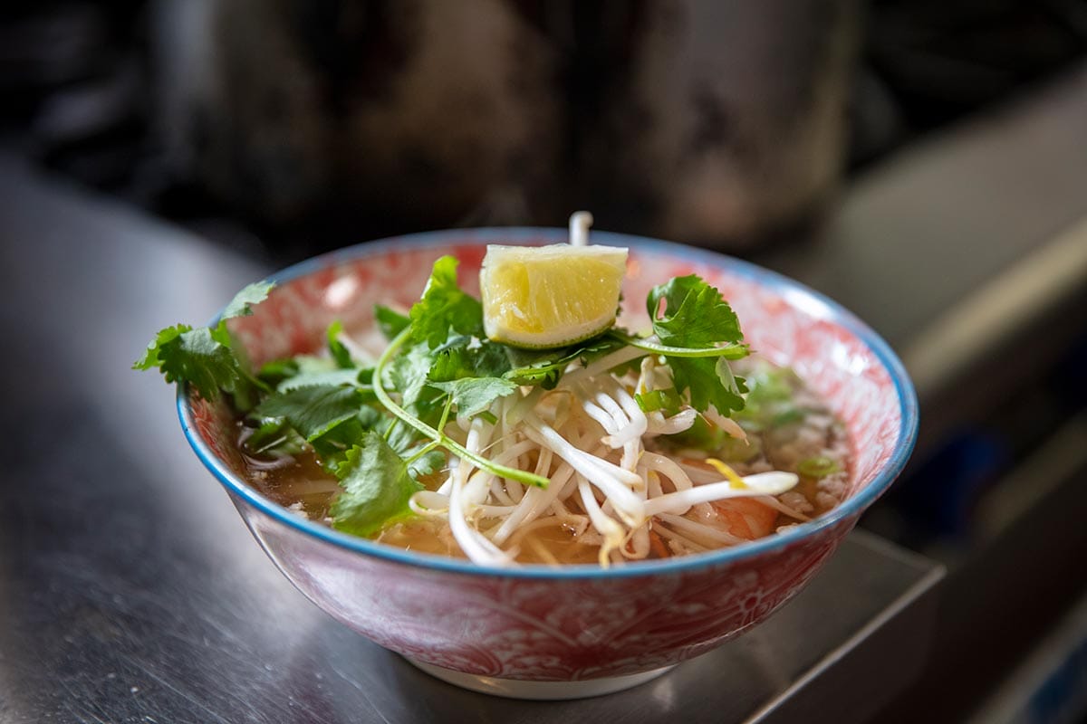 A photo of a finished Cambodian dish at Nyum Bai