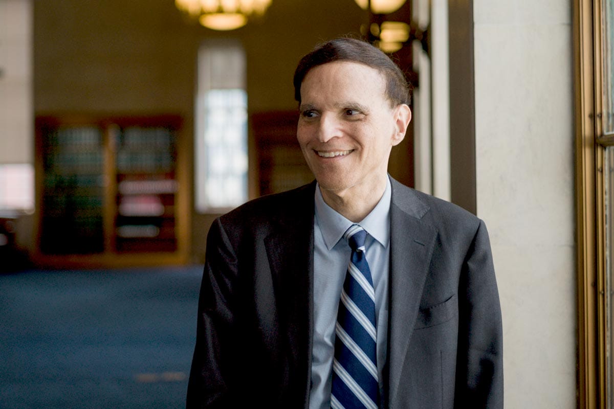 Chief Judge Robert A. Katzmann appears in New York City's Thurgood Marshall United States Courthouse.