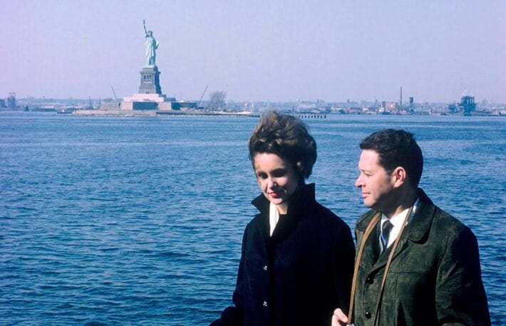 Jan and Marica Vilcek in 1965, the year they settled in the United States as refugees from former Communist Czechoslovakia.