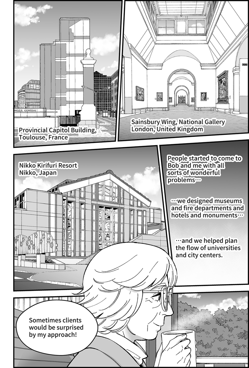 Denise reflects on the infrastructure she designed all over the world.