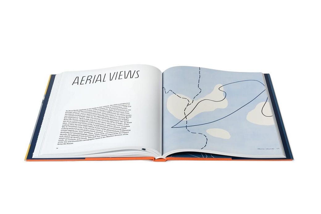 Interior view of the book Ralston Crawford: Air + Space + War