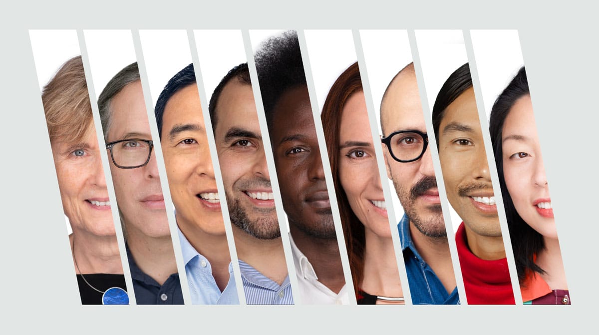 A compilation of headshots of the 2021 Vilcek Prizewinners.