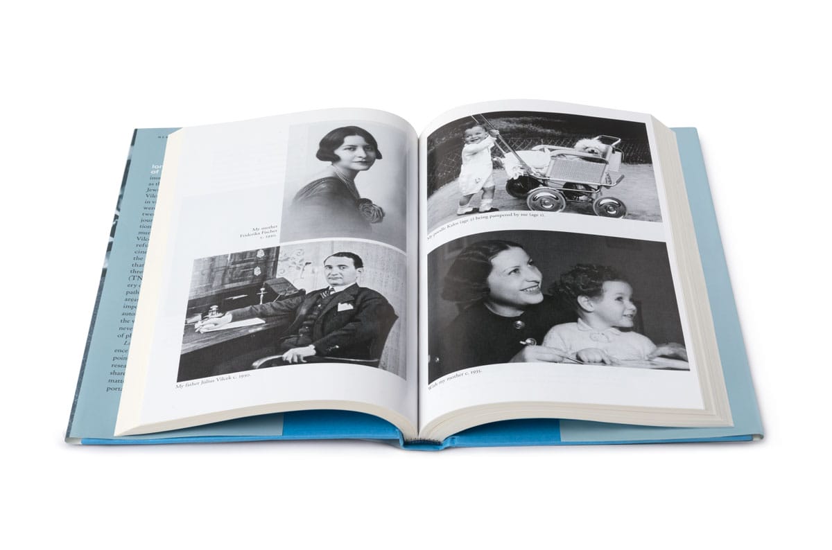 Interior view of Love & Science: pages with photos