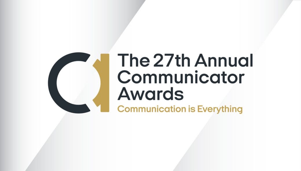 The 27th Annual Communicator Awards banner image. 