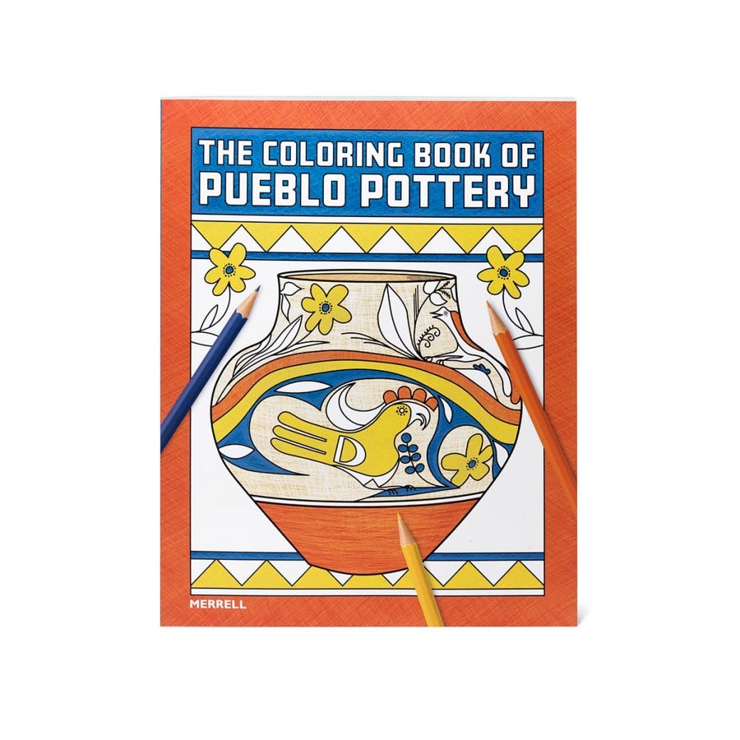 The Coloring Book of Pueblo Pottery jacket cover