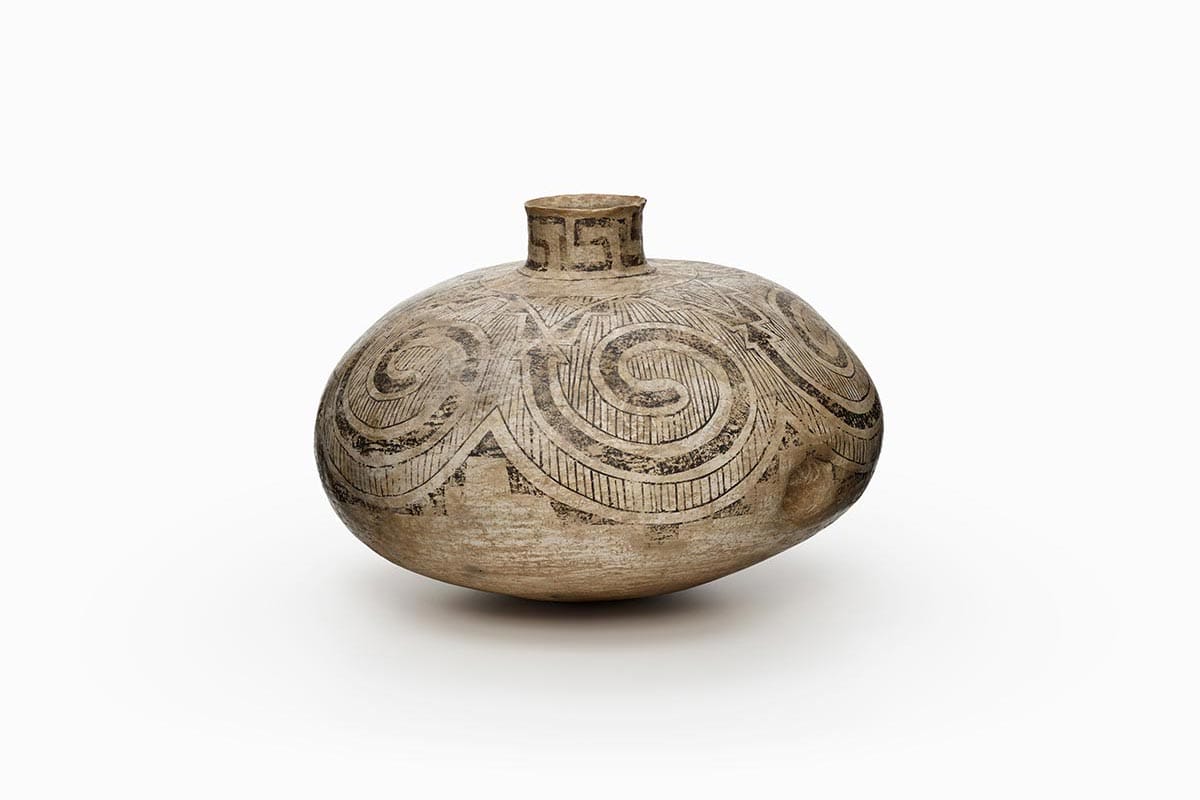 Casas Grandes or Paquimé Bowl with Effigy Rabbit Heads