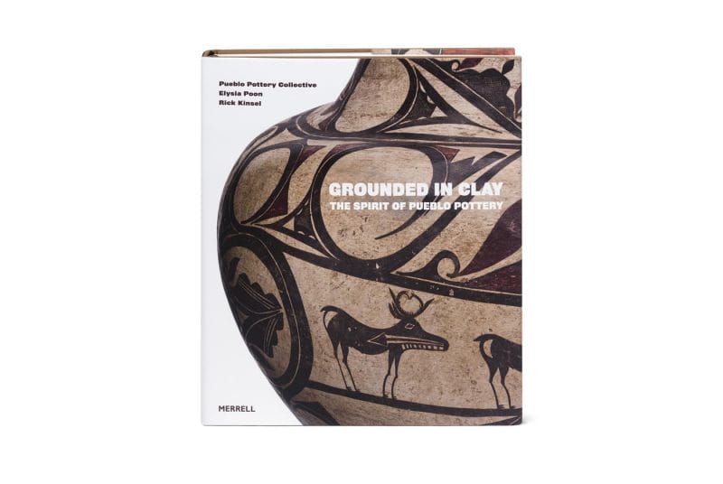 A photo of the art catalogue for Grounded in Clay The Spirit of Pueblo Pottery
