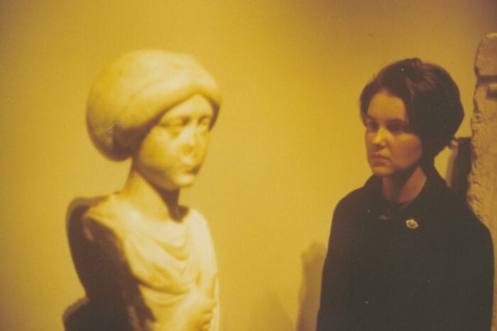 Marica Vilcek at the Metropolitan Museum of Art, 1965.